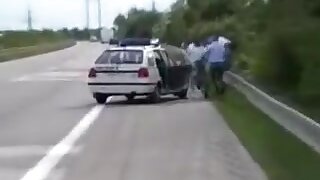 Police with HUGE cock