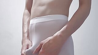 Skinny Twink Having Fun in Ballet Tights
