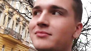 BIGSTR - Straight Turned Gay Twink Has His Tight Ass Stretched By A Huge Throbbing Cock And Enjoys It