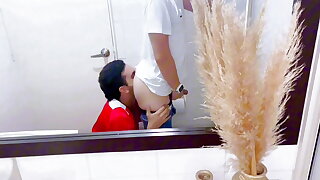 Straight Footballer Takes off the Condom to Fuck Me Bareback and Cum Inside My Cute Twink Ass