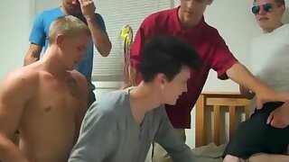 Gay College Boys Humping Each Other At Dorm Room Party