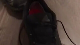 The Strict Master Ordered the Slave to Lick Dirty Sneakers