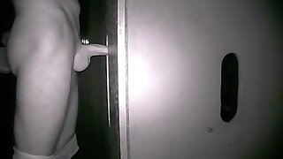 Twink surrenders to gloryhole pleasures