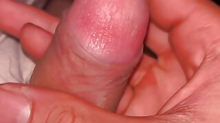 Young Just 18 Asian boy. Jerk tiny dick and cum over hand