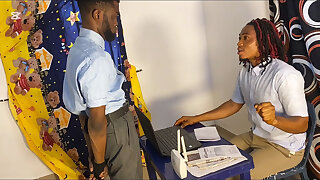 Teacher Headmaster and Student on a Show