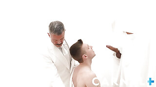 MasonicBoys - Serg Shepard sucks dick then gets fucked raw