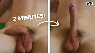 Teen Cock Growing SOFT To HARD In 2 Minutes! (HD)