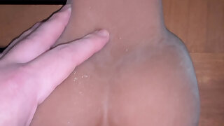 Fucking my dirty sex toy after the sweaty gym session and moaning I'm so horny I could cum everywhere