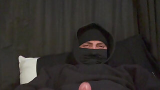 Ropes of Cum - Ninjerk masturbates and expulse multiple ropes of gay cum