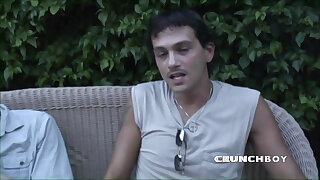 Gay sucking his straight friend in the fiesta night