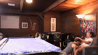 Bareback Boys in the Game Room