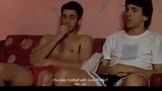 Argentinian boys hang around in sports kit (2008)