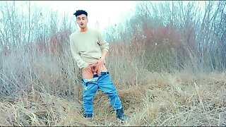 [abx][2][859] - Twink Squeezes Balls And Ruins Own Orgasm With