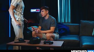 Sam Bourne In Stop Time Fantasy Sex - Adonis Dominates Frozen Twink