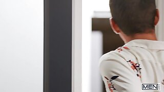 MEN - Joey Mills Rims His Roomie Spikey Dees Ass Treats Him With A Sensual Bj Before Taking His Dick Inside His Ass